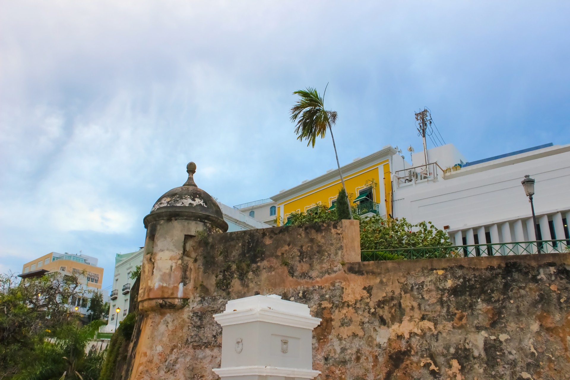 Jardin de la Princesa Park and Plaza de Hostos, Old San Juan, Puerto Rico, USA